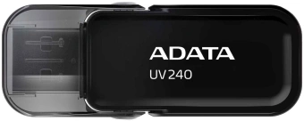 Флеш Диск A-Data 32GB UV240 AUV240-32G-RBK USB2.0 черный - купить недорого с доставкой в интернет-магазине