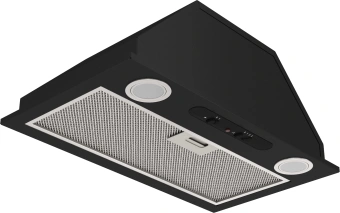 Вытяжка встраиваемая Elikor Врезной блок 52П-400-П3Д черный управление: ползунковое (1 мотор) - купить недорого с доставкой в интернет-магазине