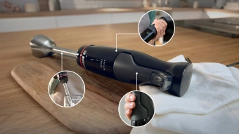 Блендер погружной Bosch MSM4B654 1000Вт черный - купить недорого с доставкой в интернет-магазине