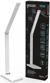Светильник Gauss GT5011 настольный на подставке белый 10Вт - купить недорого с доставкой в интернет-магазине