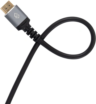 Кабель аудио-видео Digma HDMI (m)/HDMI (m) 2м. позолоч.конт. черный (D-HDMI-V2.0-2M) - купить недорого с доставкой в интернет-магазине