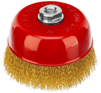 Щетка дисковая по мет. Matrix 74606 d=125мм d(посад.)=14мм (угловые шлифмашины) (упак.:1шт) - купить недорого с доставкой в интернет-магазине