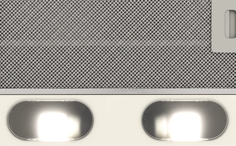 Вытяжка встраиваемая Elikor Интегра 60П-400-В2Л топленое молоко управление: кулисные переключатели (1 мотор) - купить недорого с доставкой в интернет-магазине