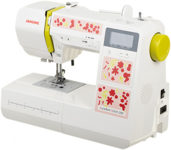 Швейная машина Janome Excellent Stitch 200 белый - купить недорого с доставкой в интернет-магазине