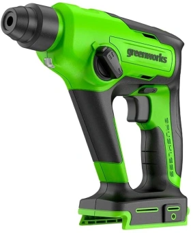 Перфоратор Greenworks GD24SDS1 патрон:SDS-plus уд.:1.2Дж аккум. (кейс в комплекте) - купить недорого с доставкой в интернет-магазине