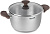 Кастрюля Rondell Coffee Bean RDS-1645 5.7л. d=24см (с крышкой) стальной