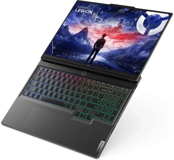 Ноутбук Lenovo Legion 7 16IRX9 Core i7 14700HX 32Gb SSD1Tb NVIDIA GeForce RTX4060 8Gb 16" IPS 3.2K (3200x2000) noOS black WiFi BT Cam (83FD0044RK) - купить недорого с доставкой в интернет-магазине