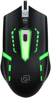Мышь Оклик 398G черный оптическая 2400dpi USB для ноутбука 4but (1431665) - купить недорого с доставкой в интернет-магазине