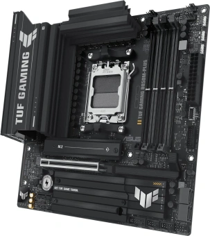 Материнская плата Asus TUF GAMING B850M-PLUS SocketAM5 AMD B850 4xDDR5 mATX AC`97 8ch(7.1) 2.5Gg RAID+HDMI+DP - купить недорого с доставкой в интернет-магазине