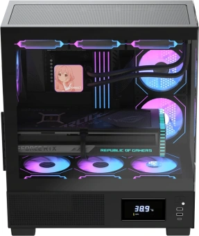 Корпус Formula Crystal E1 Floe черный без БП ATX 5x120mm 3x140mm 2xUSB3.0 1xUSB3.1 audio bott PSU - купить недорого с доставкой в интернет-магазине