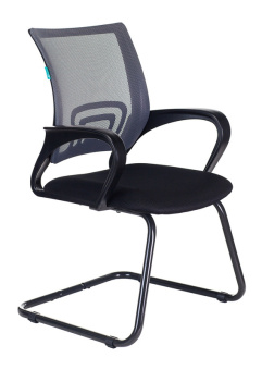 Кресло Бюрократ CH-695N-AV темно-серый TW-04 сиденье черный TW-11 сетка/ткань полозья металл черный - купить недорого с доставкой в интернет-магазине