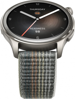 Смарт-часы Amazfit Balance A2287 46мм 1.5" AMOLED корп.серый рем.серый разм.брасл.:150-210мм (1746352) - купить недорого с доставкой в интернет-магазине