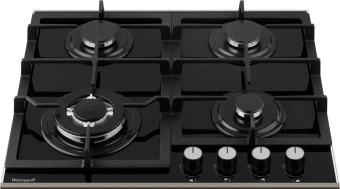 Газовая варочная поверхность Weissgauff HGG 645 BGXBV черный - купить недорого с доставкой в интернет-магазине