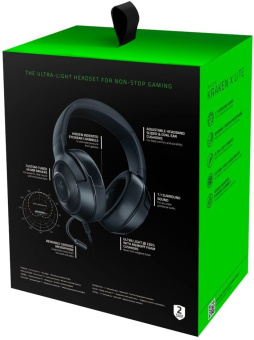 Наушники с микрофоном Razer Kraken X Lite черный 1.3м мониторные оголовье (RZ04-02950100-R381) - купить недорого с доставкой в интернет-магазине