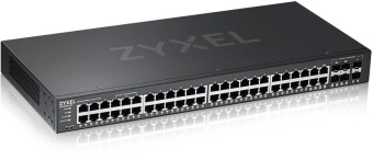 Коммутатор Zyxel GS2220-50-EU0101F (L2+) 44x1Гбит/с 4xКомбо(1000BASE-T/SFP) 2SFP управляемый - купить недорого с доставкой в интернет-магазине