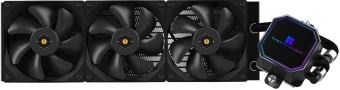 Система водяного охлаждения Thermalright Frozen Prism 360 Soc-AM5/AM4/1151/1200/2066/1700 черный 4-pin 27dB Al Ret (F-PRISM-360-BL) - купить недорого с доставкой в интернет-магазине