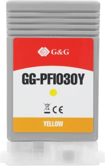 Картридж струйный G&G GG-PFI030Y PFI-030Y желтый (55мл) для Canon imagePrograf TA-20/30 - купить недорого с доставкой в интернет-магазине