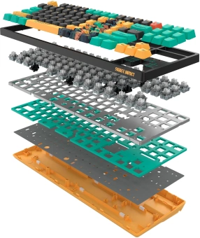 Клавиатура A4Tech AT87 Renegade черный/зеленый USB for gamer LED (AT87) кабель 1.8м - купить недорого с доставкой в интернет-магазине