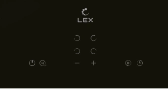 Варочная поверхность Lex EVH 640B BL черный - купить недорого с доставкой в интернет-магазине