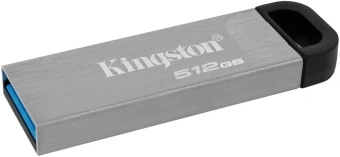 Флеш Диск Kingston 512GB DataTraveler Kyson DTKN/512GB USB3.0 серебристый/черный - купить недорого с доставкой в интернет-магазине