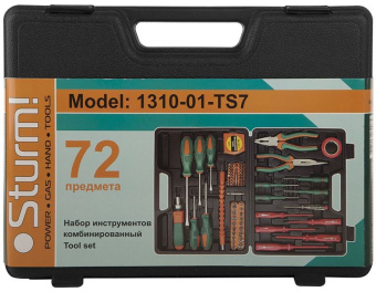 Набор инструментов Sturm! 1310-01-TS7 72 предмета (жесткий кейс) - купить недорого с доставкой в интернет-магазине