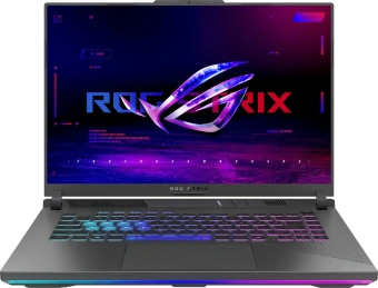 Ноутбук Asus ROG Strix G16 G614PW-TS133 Ryzen 9 8940HX 32Gb SSD1Tb NVIDIA GeForce RTX5080 16Gb 16" IPS 2.5K (2560x1600) без ОС grey WiFi BT Cam (90NR0QK7-M006P0) - купить недорого с доставкой в интернет-магазине