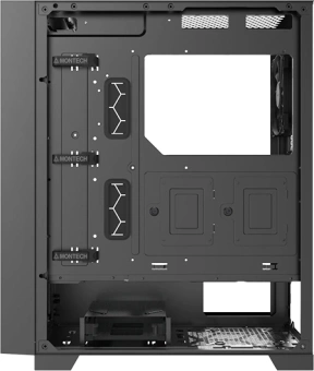 Корпус Montech Air 1000 Lite черный без БП ATX 1x120mm 3x140mm 1xUSB2.0 2xUSB3.0 audio bott PSU - купить недорого с доставкой в интернет-магазине