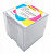 Блок для записей бумажный Silwerhof Стандарт 701022 90x90x90мм 80г/м2 92% белый в подставке