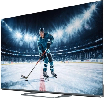 Телевизор LED Haier 65" 65 MiniLED M4 Frameless серебристый 4K Ultra HD 60Hz MEMC DVB-T DVB-T2 DVB-C DVB-S2 USB WiFi Smart TV - купить недорого с доставкой в интернет-магазине