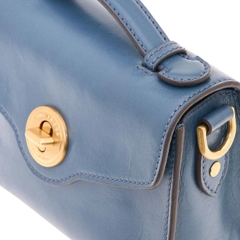 Сумка женская The Bridge Irene 04520501/KP голубая натур.кожа - купить недорого с доставкой в интернет-магазине