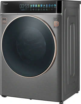 Стиральная машина Weissgauff WM 58411 Direct Drive Inverter Premium класс: A+++ загр.фронтальная макс.:11кг темно-серебристый инвертор - купить недорого с доставкой в интернет-магазине