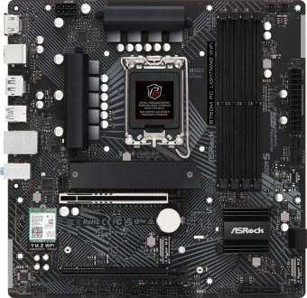 Материнская плата Asrock B760M PG LIGHTNING WIFI Soc-1700 Intel B760 4xDDR5 mATX AC`97 8ch(7.1) 2.5Gg RAID+HDMI+DP - купить недорого с доставкой в интернет-магазине