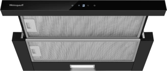 Вытяжка встраиваемая Weissgauff TEL 600 TC черный управление: сенсорное (1 мотор) - купить недорого с доставкой в интернет-магазине