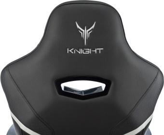 Кресло игровое Knight Thunder 5X черный экокожа крестов. металл - купить недорого с доставкой в интернет-магазине