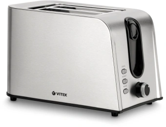 Тостер Vitek VT-1570 800Вт стальной - купить недорого с доставкой в интернет-магазине