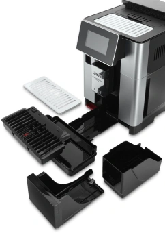 Кофемашина Delonghi Primadonna Soul ECAM610.55.SB 1450Вт черный/серебристый - купить недорого с доставкой в интернет-магазине