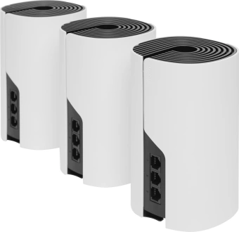 Бесшовный Mesh роутер TP-Link Deco S7(3-pack) AC1900 10/100/1000BASE-TX белый (упак.:3шт) - купить недорого с доставкой в интернет-магазине
