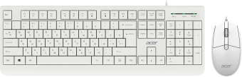 Клавиатура + мышь Acer OCC400 клав:белый мышь:белый USB (ZL.ACCCC.014) - цена, купить или заказать с доставкой в интернет-магазине Клавиатура + мышь Acer OCC400 клав:белый мышь:белый USB (ZL.ACCCC.014) - купить недорого с доставкой в интернет-магазине