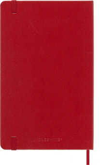 Блокнот Moleskine CLASSIC QP061R Large 130х210мм 240стр. клетка твердая обложка красный - купить недорого с доставкой в интернет-магазине