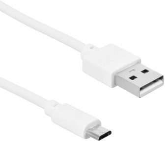 Кабель SunWind USB (m)-micro USB (m) 1м белый - купить недорого с доставкой в интернет-магазине