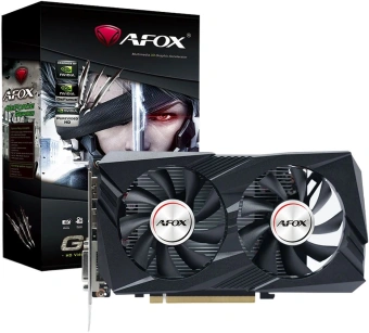 Видеокарта Afox PCI-E 4.0 AF3050-6GD6H7-V2 NVIDIA GeForce RTX 3050 6Gb 96bit GDDR6 1042/14000 DVIx1 HDMIx1 DPx1 HDCP Ret - купить недорого с доставкой в интернет-магазине