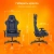 Кресло игровое Zombie VIKING KNIGHT Fabric синий Light-27 с подголов. крестов. металл - купить недорого с доставкой в интернет-магазине