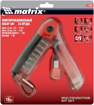 Набор бит Matrix 11383 универсал. (18пред.) для шуруповертов - купить недорого с доставкой в интернет-магазине
