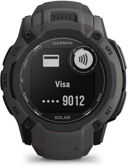 Смарт-часы Garmin Instinct 2X Solar 50мм 1" MIP корп.черный рем.черный (010-02805-00) - купить недорого с доставкой в интернет-магазине
