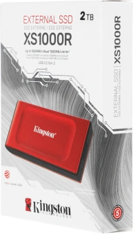 Накопитель SSD Kingston USB-C 2TB SXS1000R/2000G XS1000 1.8" красный - цена, купить или заказать с доставкой в интернет-магазине Накопитель SSD Kingston USB-C 2TB SXS1000R/2000G XS1000 1.8" красный - купить недорого с доставкой в интернет-магазине