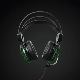 Наушники с микрофоном Оклик HS-L500G TOXIC черный 2.2м мониторные оголовье (472656) - купить недорого с доставкой в интернет-магазине
