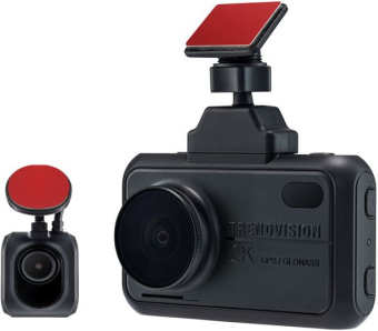 Видеорегистратор TrendVision TDR-721S EVO PRO черный 5Mpix 1296x2304 1296p 170гр. GPS NTK96675 - купить недорого с доставкой в интернет-магазине