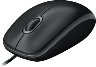 Мышь Logitech B100 for business черный оптическая (1000dpi) USB (2but) - купить недорого с доставкой в интернет-магазине