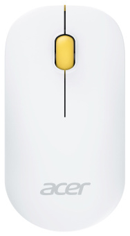Мышь Acer OMR200 желтый оптическая (1200dpi) беспроводная USB для ноутбука (2but) - купить недорого с доставкой в интернет-магазине
