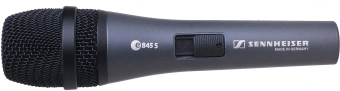 Микрофон проводной Sennheiser E 845-S черный - купить недорого с доставкой в интернет-магазине
